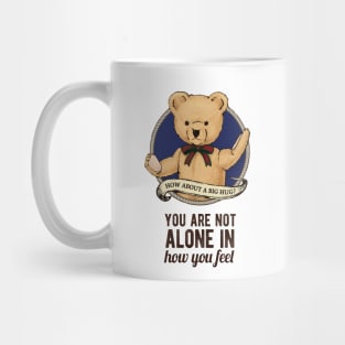 ADHD parenting quotes, big hug gift with bear drawing Mug